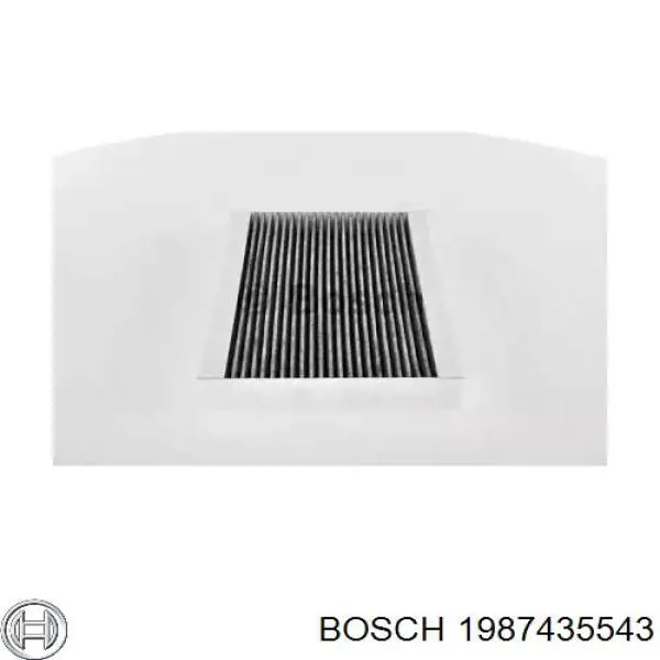 Воздушный фильтр салона Bosch 1987435543