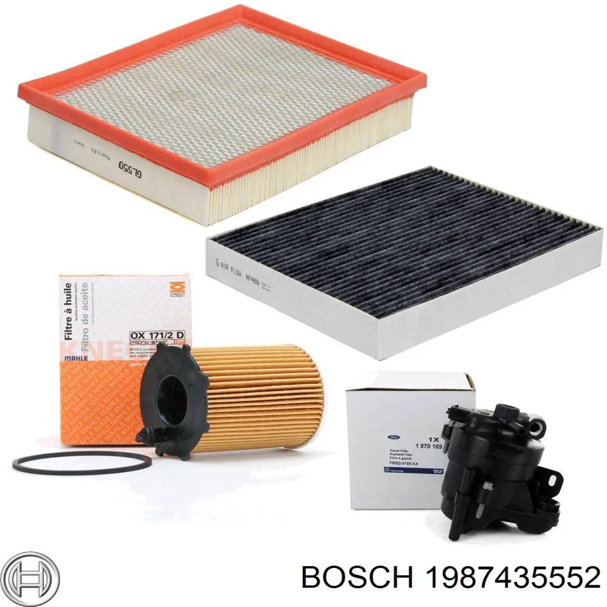 Купить 1987435552 Bosch Фильтр салона угольный