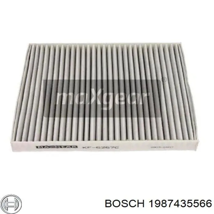 Фильтр воздушный отопителя Bosch 1987435566 цена, от 6.91 USD
