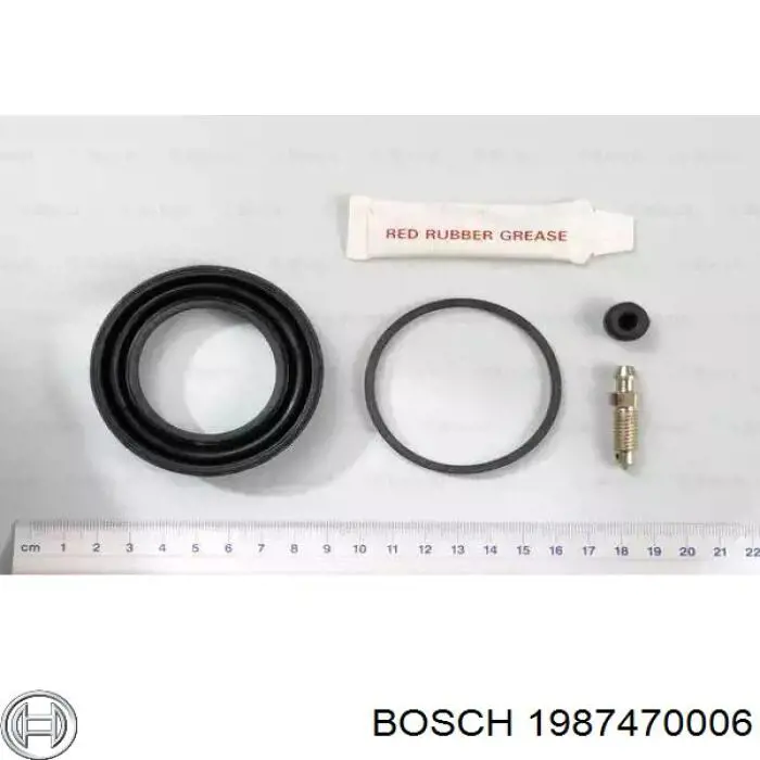 Ремкомплект суппорта тормозного переднего Bosch 1987470006