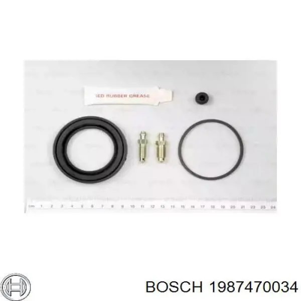 Ремкомплект суппорта тормозного переднего Bosch 1987470034