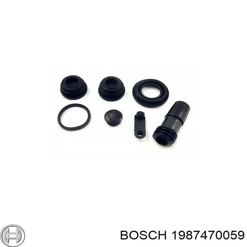 Ремкомплект суппорта тормозного заднего Bosch 1987470059