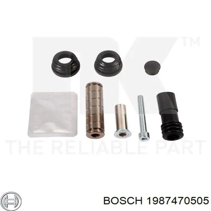 Направляющая суппорта заднего Bosch 1987470505