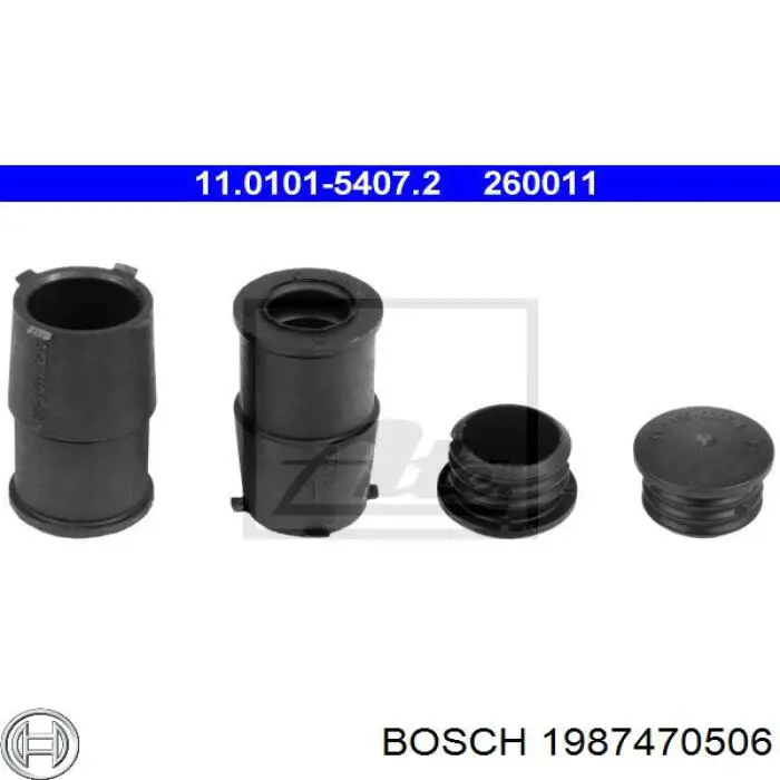 Ремкомплект тормозной системы Bosch 1987470506 цена, от 6.41 USD