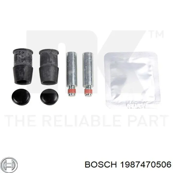 Купить 1987470506 Bosch Ремкомплект переднего суппорта