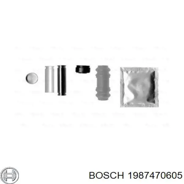 Ремкомплект заднего суппорта Bosch 1987470605