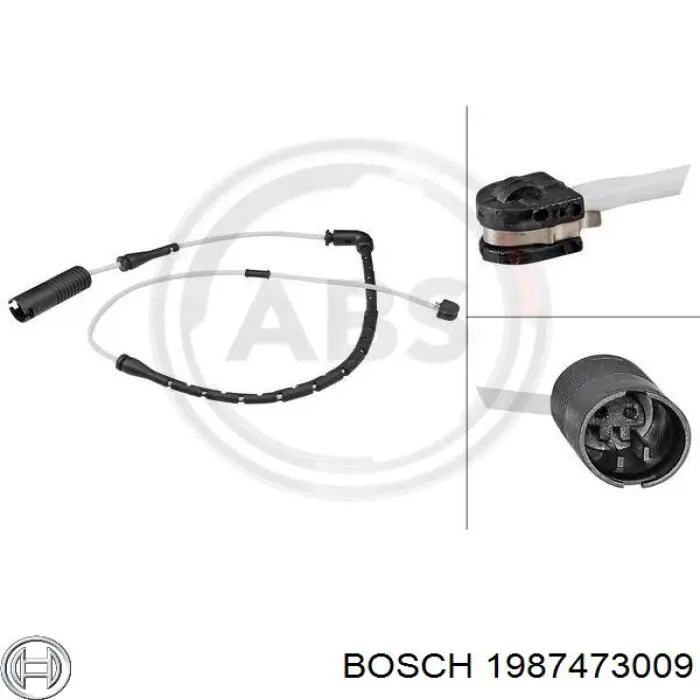 Датчик износа тормозных колодок передний 1987473009 Bosch
