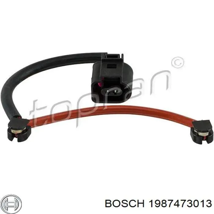 Купить 1987473013 Bosch Датчик износа тормозных колодок задний