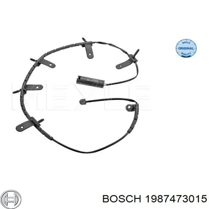 Contacto de aviso, desgaste de los frenos 1987473015 Bosch