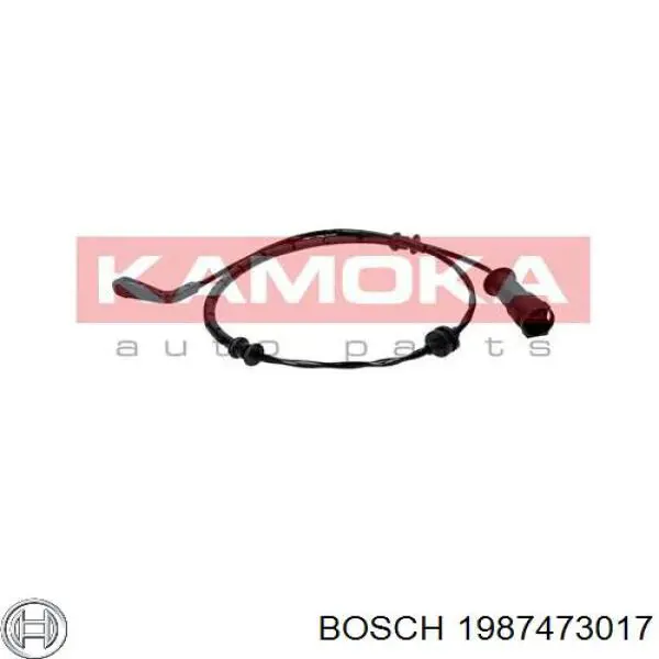 Contacto de aviso, desgaste de los frenos 1987473017 Bosch