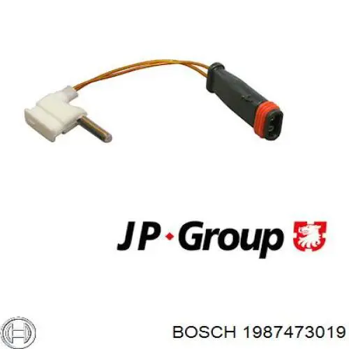 Датчик износа тормозных колодок передний левый Bosch 1987473019 цена, от 4.73 USD