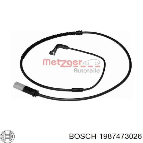 Купить 1987473026 Bosch Датчик износа тормозных колодок задний