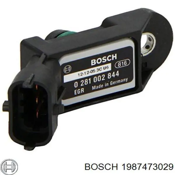 1987473029 Bosch  Датчик износа тормозных колодок задний