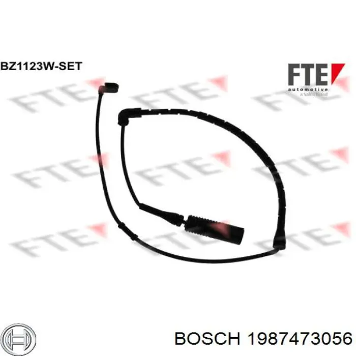 1987473056 Bosch Датчик износа тормозных колодок