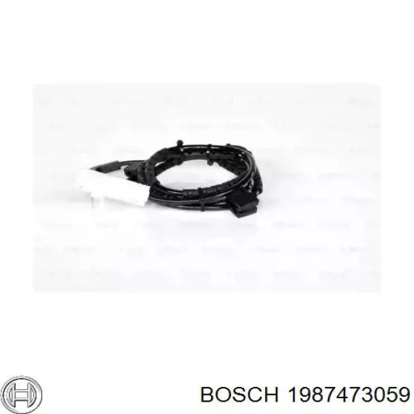 Contacto de aviso, desgaste de los frenos, trasero 1987473059 Bosch