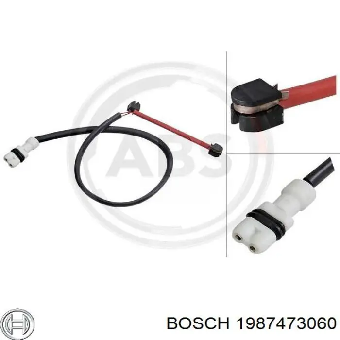 1987473060 Bosch датчик износа тормозных колодок передний