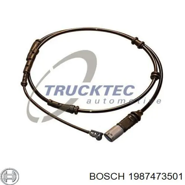 Contacto de aviso, desgaste de los frenos, trasero 1987473501 Bosch