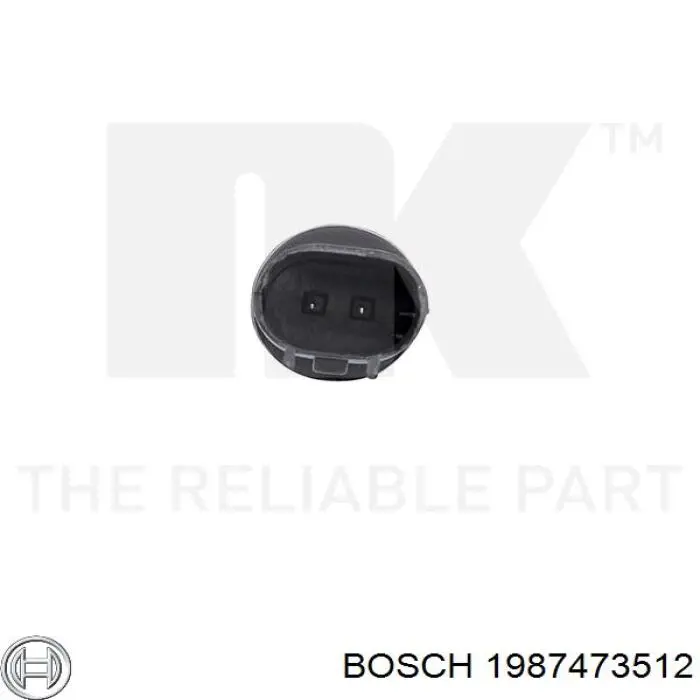 Датчик износа тормозных колодок, задний Bosch 1987473512 цена, от 9.22 USD