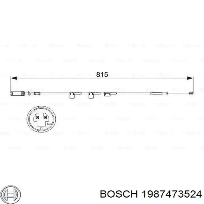 Купить 1987473524 Bosch Сенсор износа