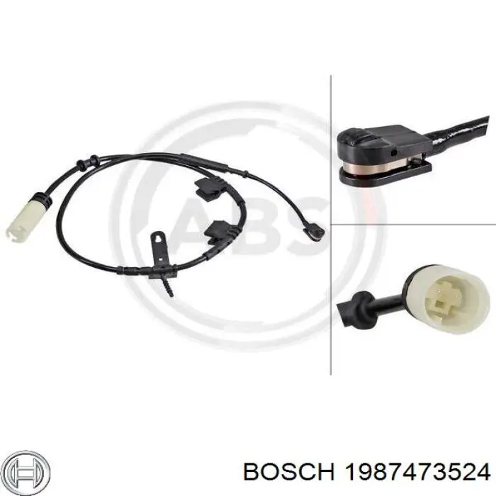 Датчик износа тормозных колодок передний 1987473524 Bosch