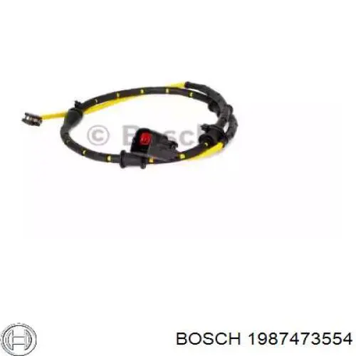 1987473554 Bosch sensor dianteiro de desgaste das sapatas do freio