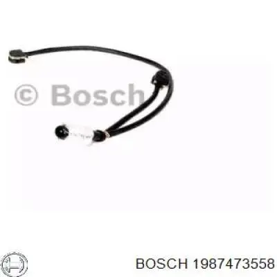 1987473558 Bosch sensor dianteiro de desgaste das sapatas do freio