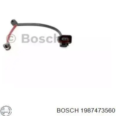 Contacto de aviso, desgaste de los frenos, trasero 1987473560 Bosch