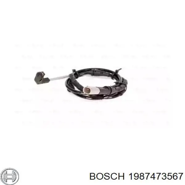 1 987 473 567 Bosch датчик износа тормозных колодок передний левый