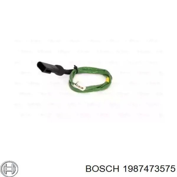 1987473575 Bosch sensor traseiro de desgaste das sapatas do freio