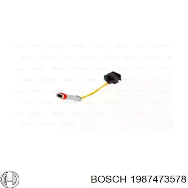 Датчик износа тормозных колодок передний левый Bosch 1987473578