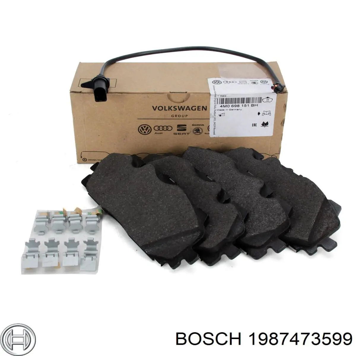 1987473599 Bosch датчик износа тормозных колодок передний