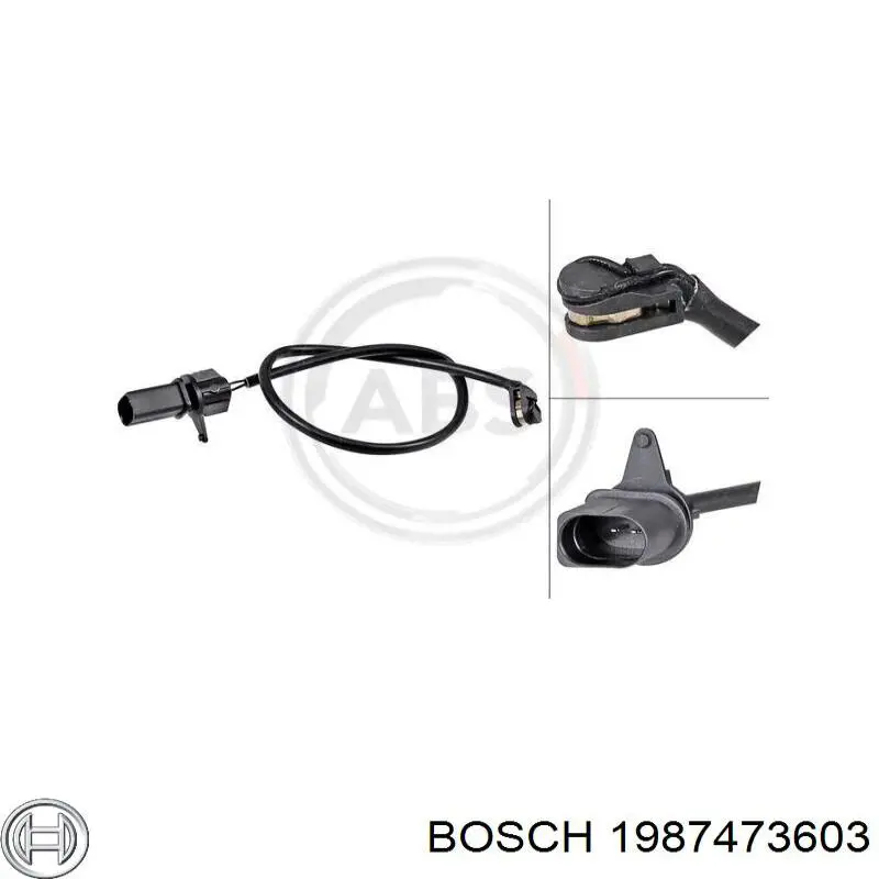 1987473603 Bosch  Датчик износа тормозных колодок задний