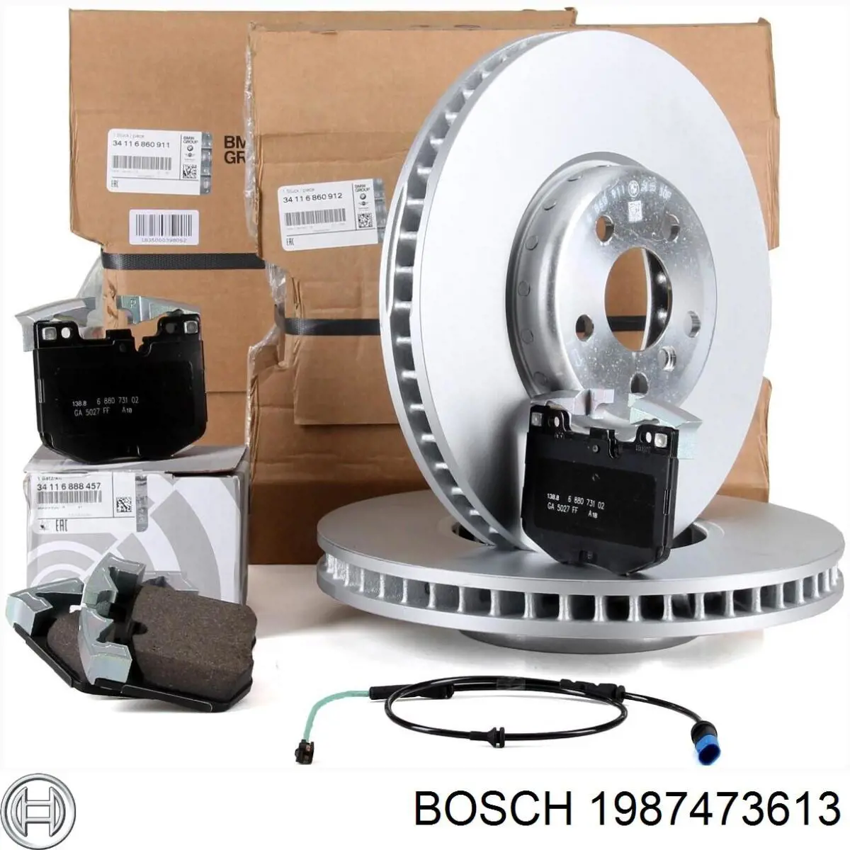 1987473613 Bosch Датчик износа тормозных колодок