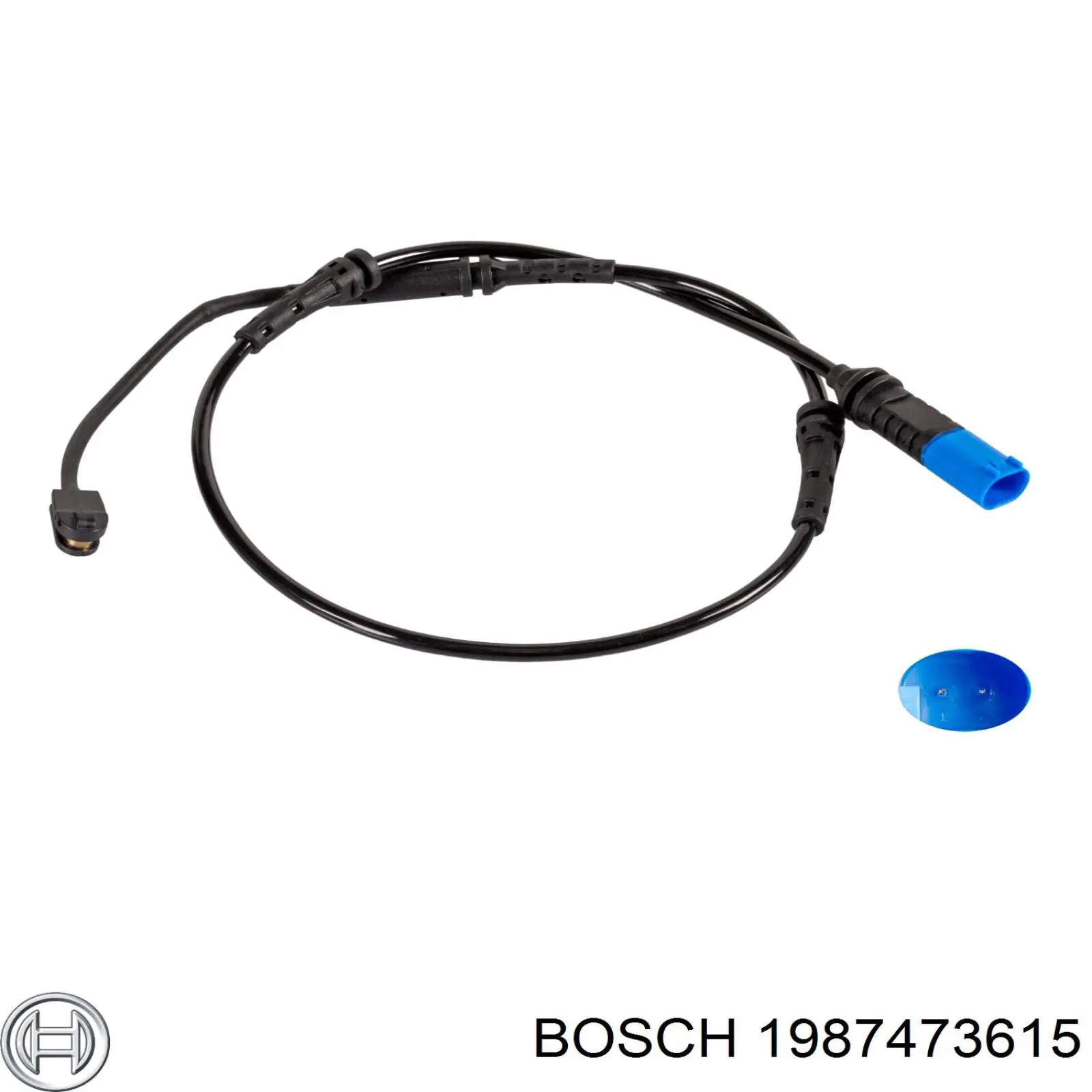 1 987 473 615 Bosch sensor abs traseiro