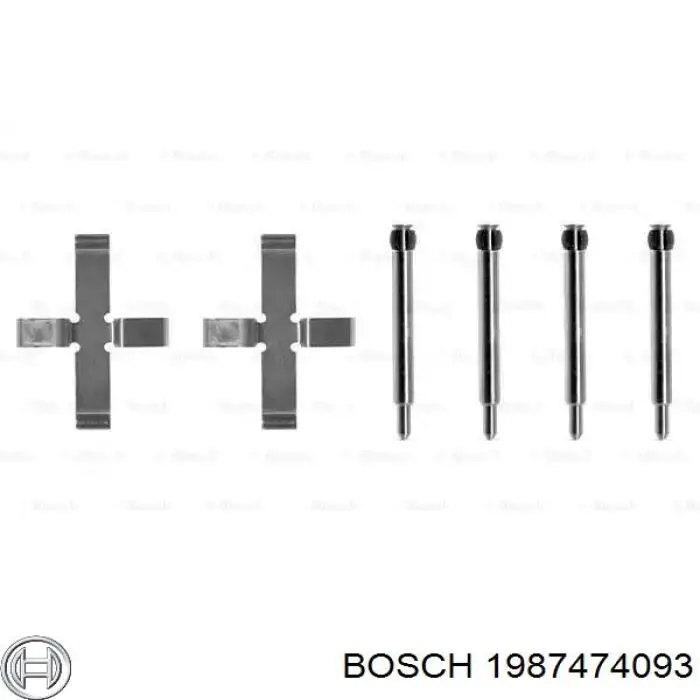 Амортизатор передний Bosch 1987474093