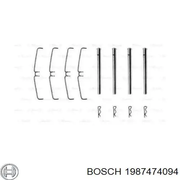 Ремкомплект тормозных колодок 1987474094 Bosch