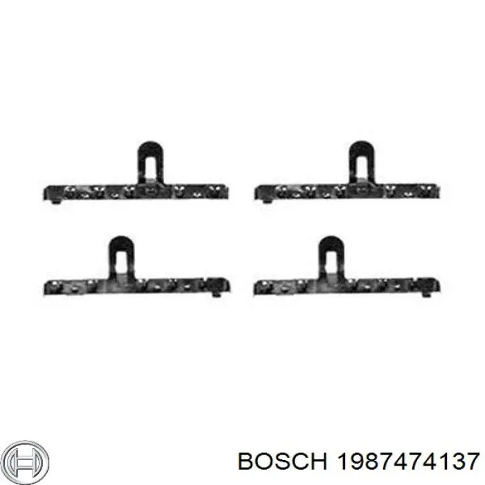 Ремкомплект гальмівних колодок 1987474137 Bosch