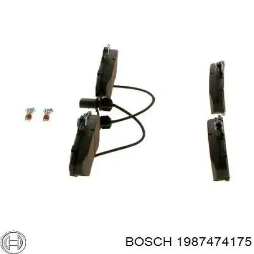 Пружинная защелка суппорта 1987474175 Bosch