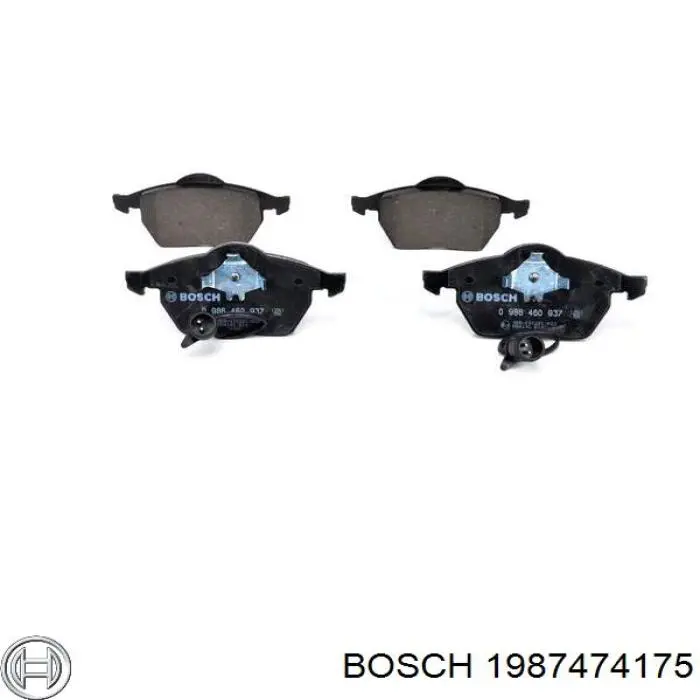 1987474175 Bosch пружинная защелка суппорта
