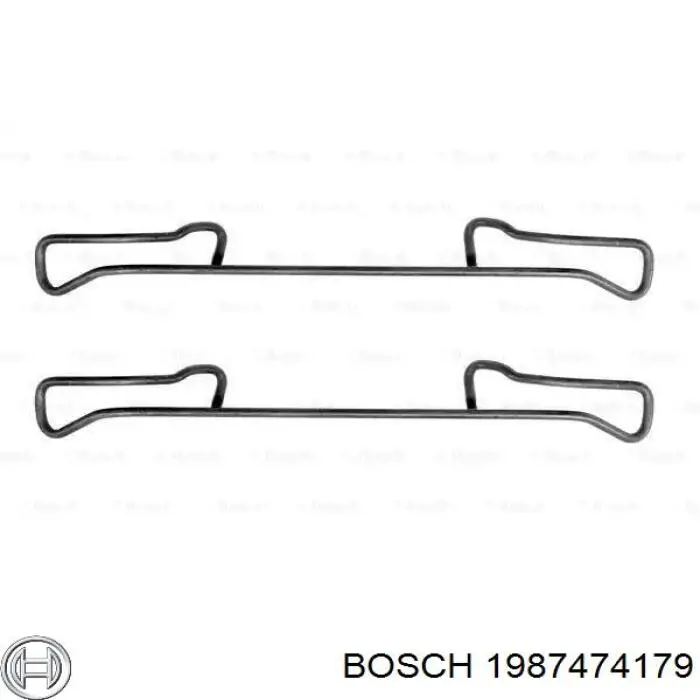 Ремкомплект тормозных колодок Bosch 1987474179