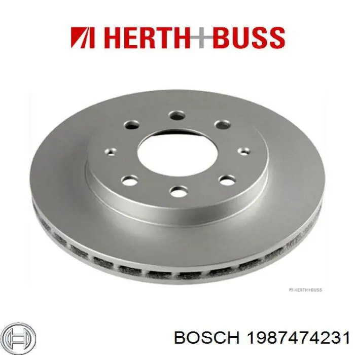 Комплект пружинок крепления дисковых колодок передних 1987474231 Bosch
