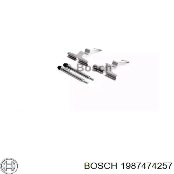 Ремкомплект тормозных колодок 1987474257 Bosch