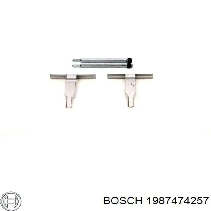 Купить 1987474257 Bosch Ремкомплект тормозных колодок