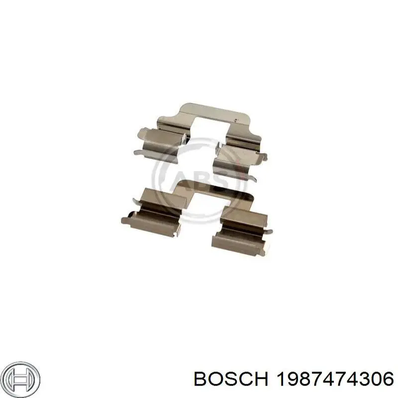 Пружинная защелка суппорта Bosch 1987474306