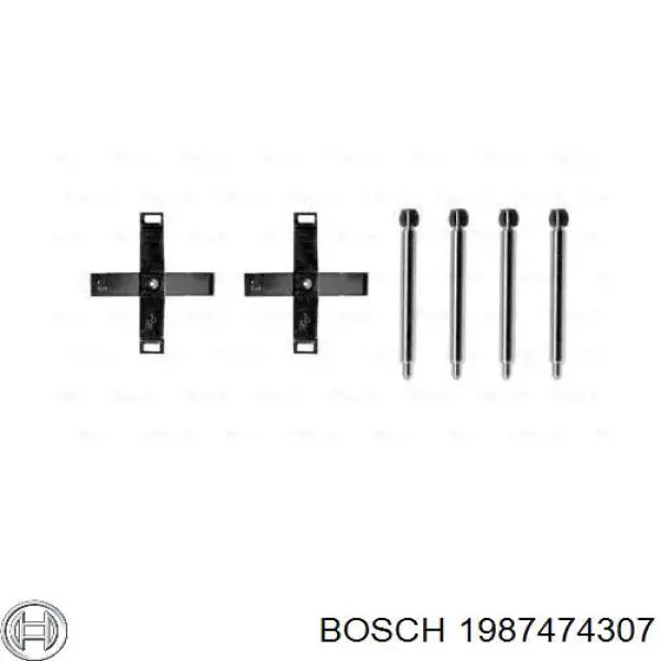 Ремкомплект тормозных колодок 1987474307 Bosch