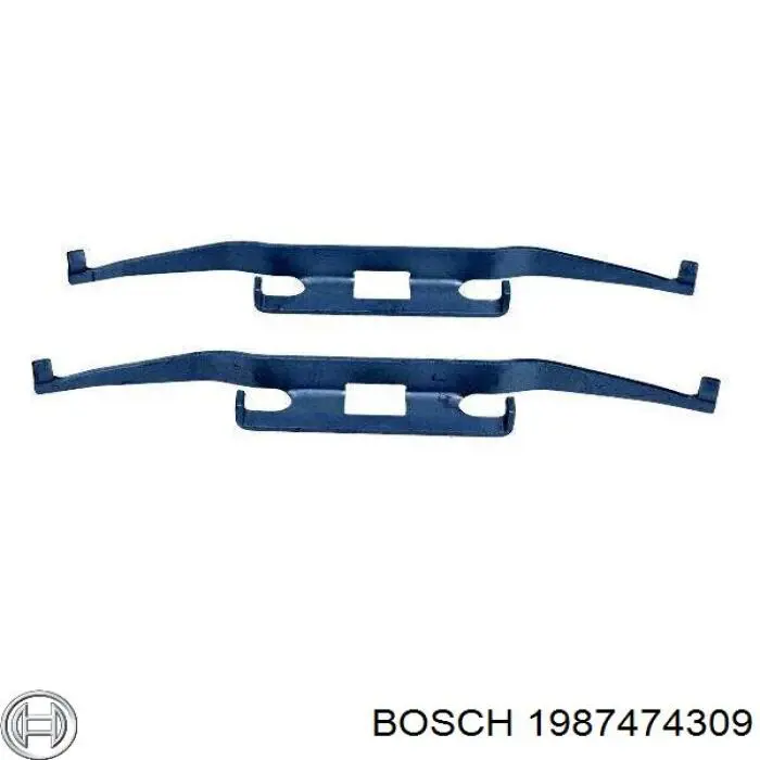 Conjunto De Muelles Almohadilla Discos Delanteros 1987474309 Bosch