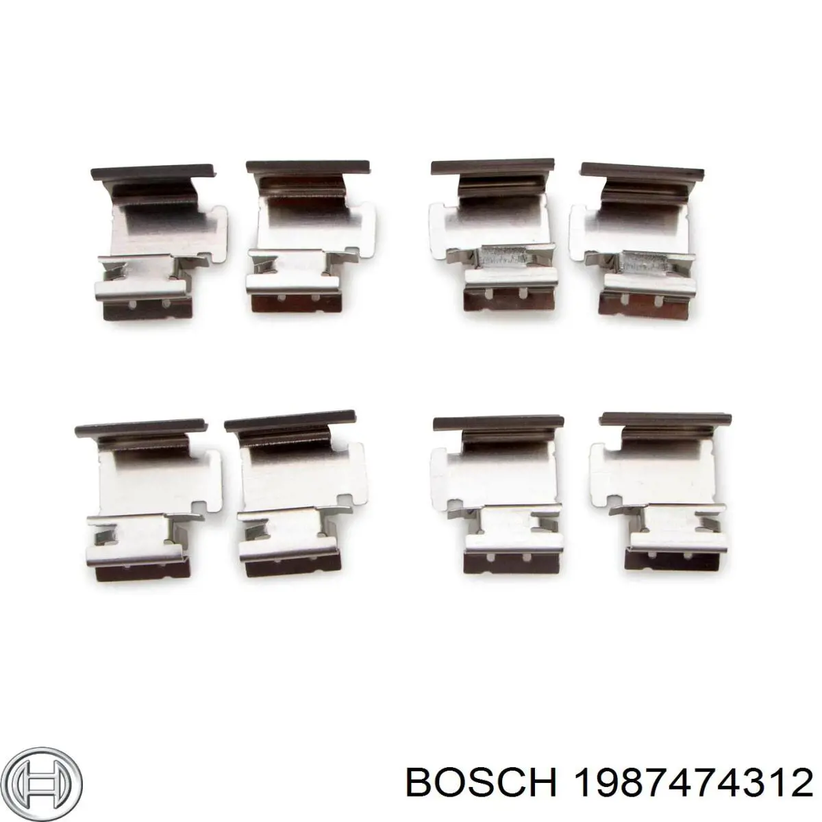 Комплект пружинок крепления дисковых колодок задних 1987474312 Bosch