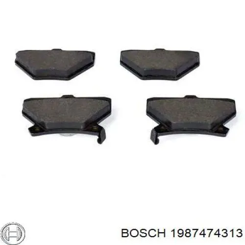 1 987 474 313 Bosch комплект пружинок крепления дисковых колодок задних