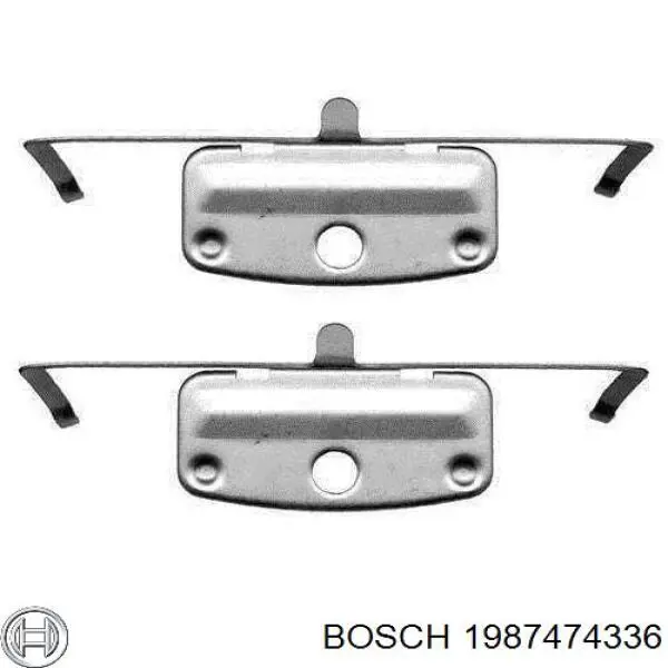 Conjunto De Muelles Almohadilla Discos Delanteros 1987474336 Bosch