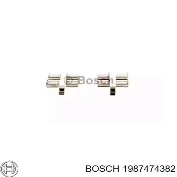 Conjunto De Muelles Almohadilla Discos Delanteros 1987474382 Bosch